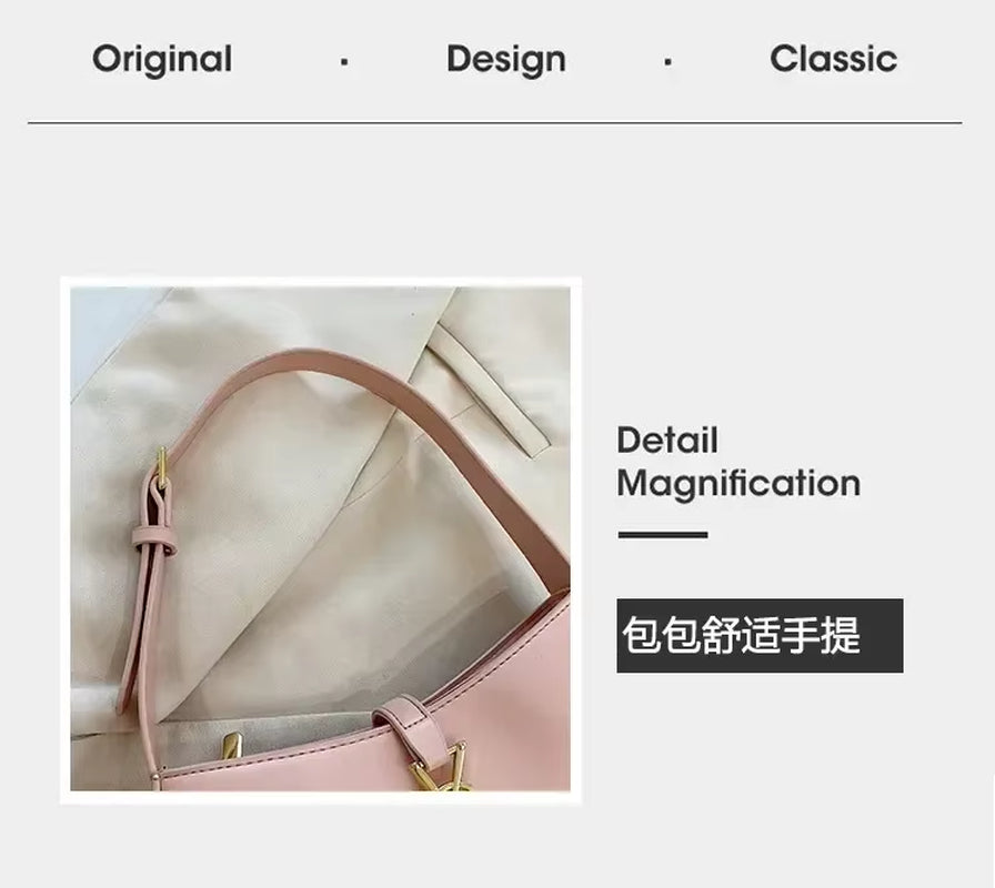 High Design Fashionable Women Bag YSL design Underarm Bag Trendy and Versatile Large Capacity Quality Shoulder Bag Minimalist Women'S Bag