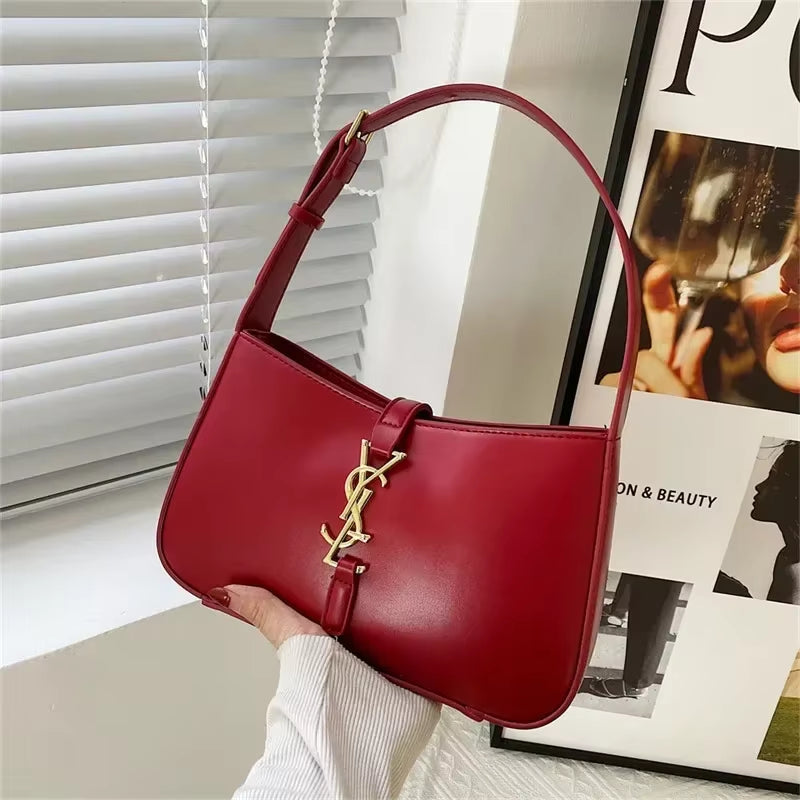 High Design Fashionable Women Bag YSL design Underarm Bag Trendy and Versatile Large Capacity Quality Shoulder Bag Minimalist Women'S Bag