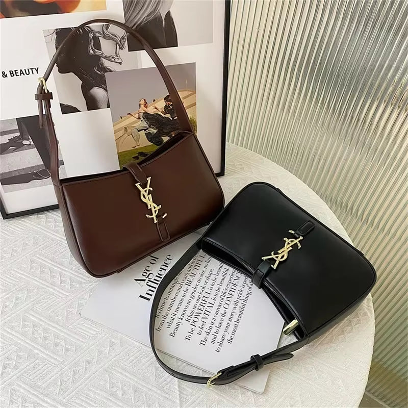 High Design Fashionable Women Bag YSL design Underarm Bag Trendy and Versatile Large Capacity Quality Shoulder Bag Minimalist Women'S Bag