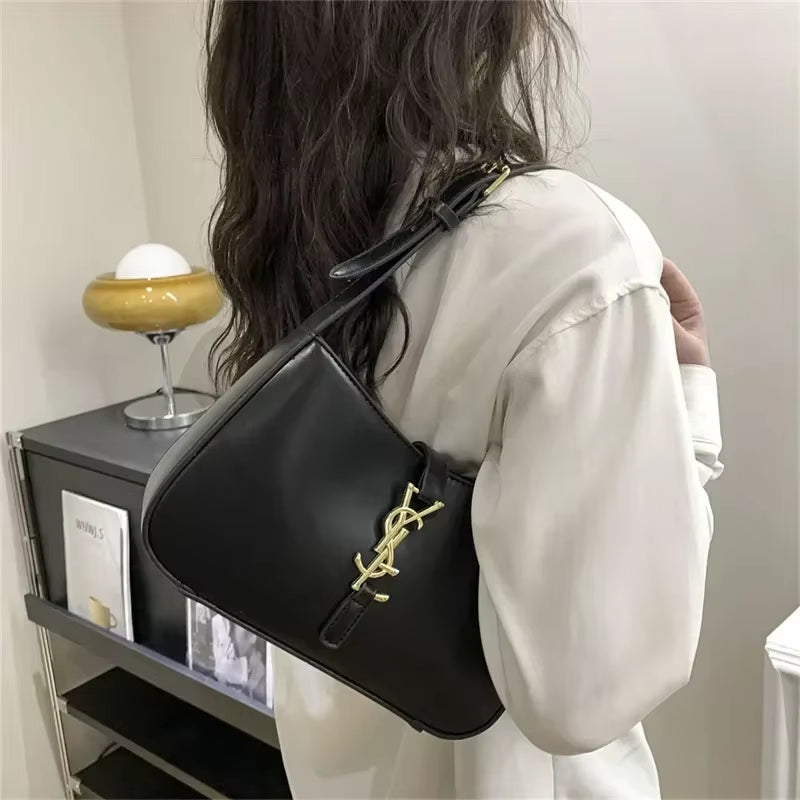 High Design Fashionable Women Bag YSL design Underarm Bag Trendy and Versatile Large Capacity Quality Shoulder Bag Minimalist Women'S Bag